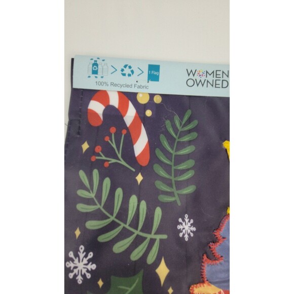 Meadow Creek Decorative Embroidered Applique Yard Flag Nutcracker Christmas NEW - Picture 7 of 9